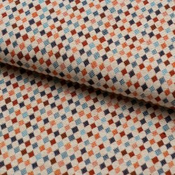 Tela de gobelino rombos colores lomo