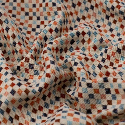 Tela de gobelino rombos colores textura