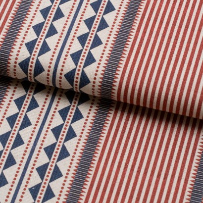 Tela de loneta lino tipo kilim lomo