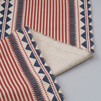 Tela de loneta lino tipo kilim revés