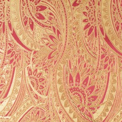 Tela de brocado ornamental lisa