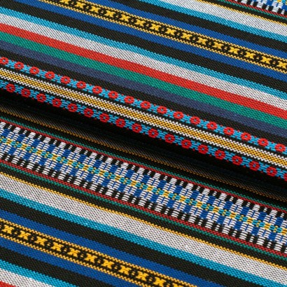 Tela de alpujarra etnica contraste lomo azul