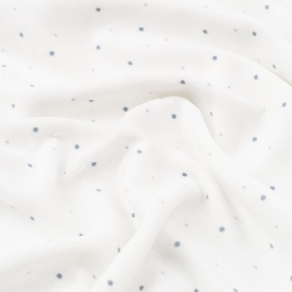 Tela de punto afelpado topos textura