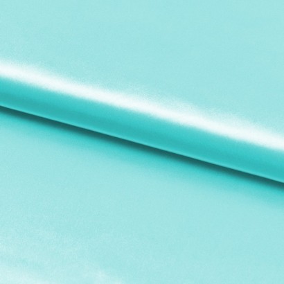 Tela de raso poliester lomo verde tiffany
