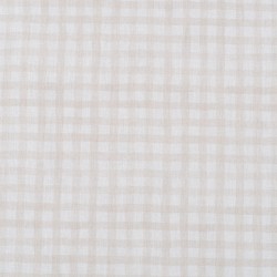 Tela de algodon vichy estampado lisa