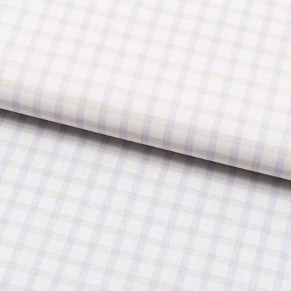 Tela de algodon cuadro clasico lomo