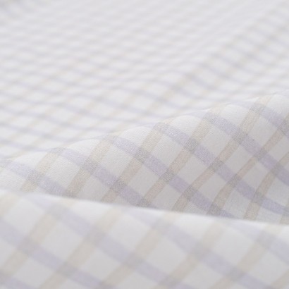 Tela de algodon cuadro clasico detalle