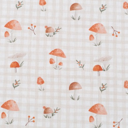 Tela de algodon algodon vichy setas lisa