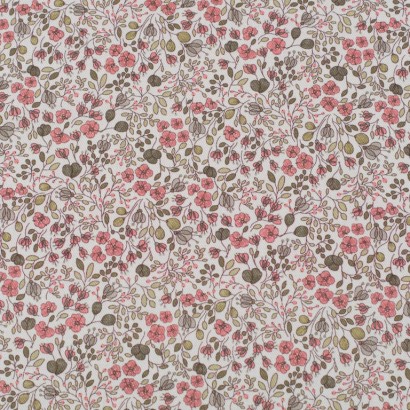 Tela de viyela flores otoñales lisa