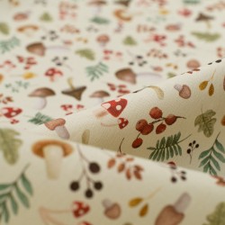 Tela de algodon setas del campo detalle