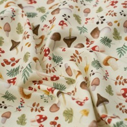 Tela de algodon setas del campo textura