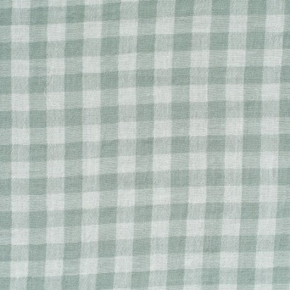 Tela de muselina doble gasa vichy lisa