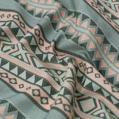 Tela de algodon kilim textura