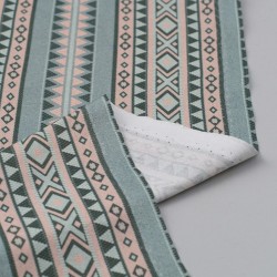 Tela de algodon kilim revés