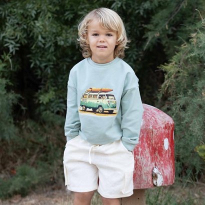 Revista patrones infantiles Nº 31 Conjunto bermuda y sudadera