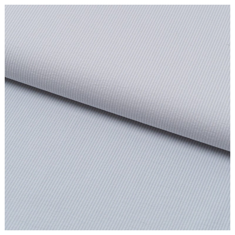 Tela de Seersuker mil rayas azul celeste lomo