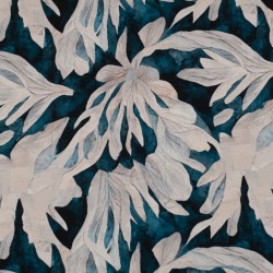 Tela de crepe flores grandes lisa