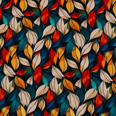 Tela de crepe hojas multiformato lisa