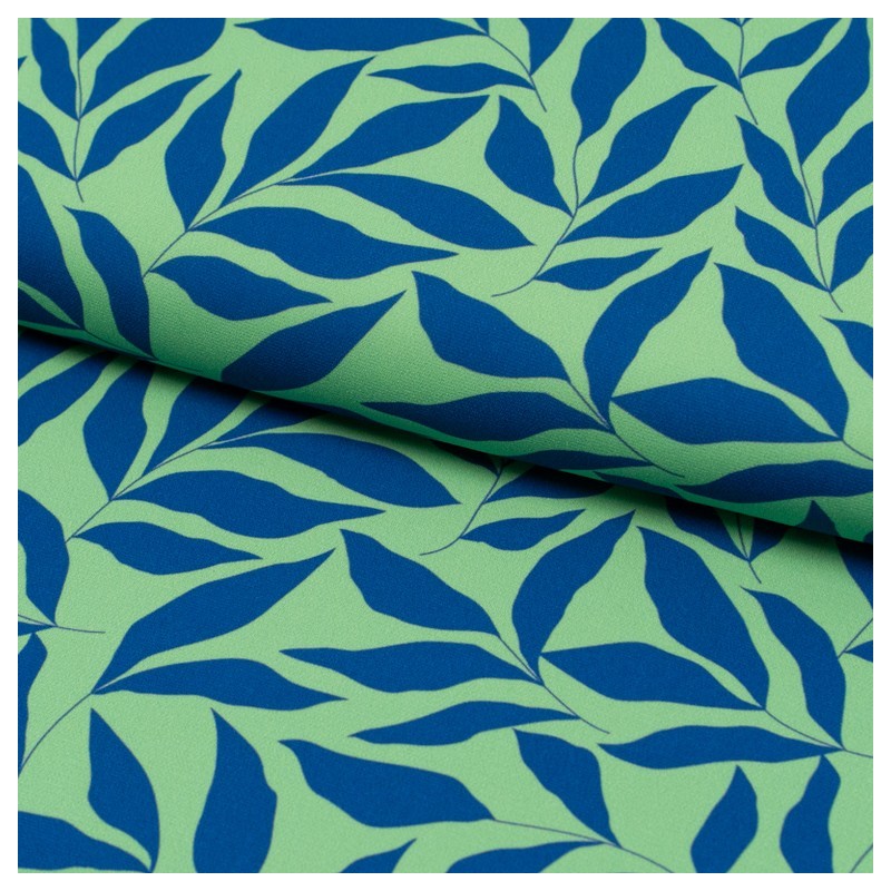 Tela de crepe hojas graficas lomo