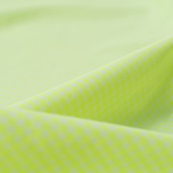 Tela de vichy tonos acidos pequeños detalle lima fluor