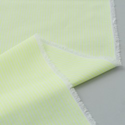 Tela de vichy tonos acidos pequeños reves lima fluor