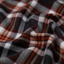 Tela de franela tartan entrelazado textura