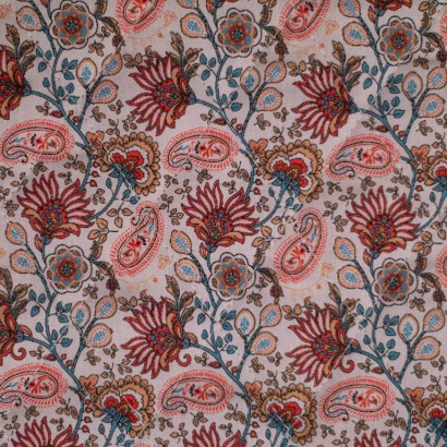 Tela acolchada reversible cachemir lisa coral