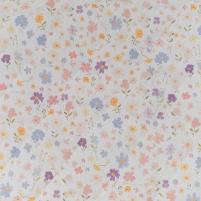 Tela acolchada flores mini lisa