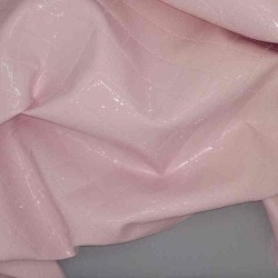 Tela de guata plastificada rosa arrugada