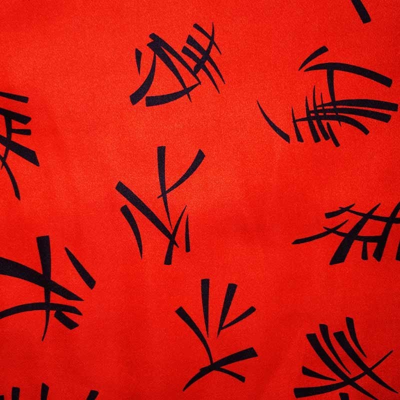 Tela de raso chinesco rojo 1 Tela de raso chinesco rojo 1