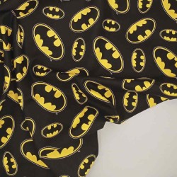 Tela de algodón batman textura
