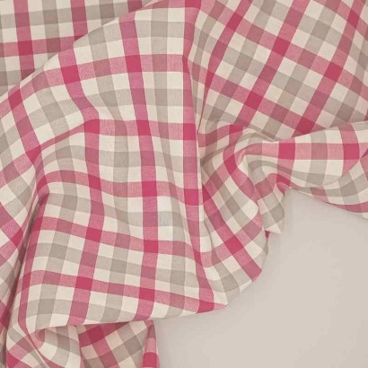 Batista vichy bicolor arrugada