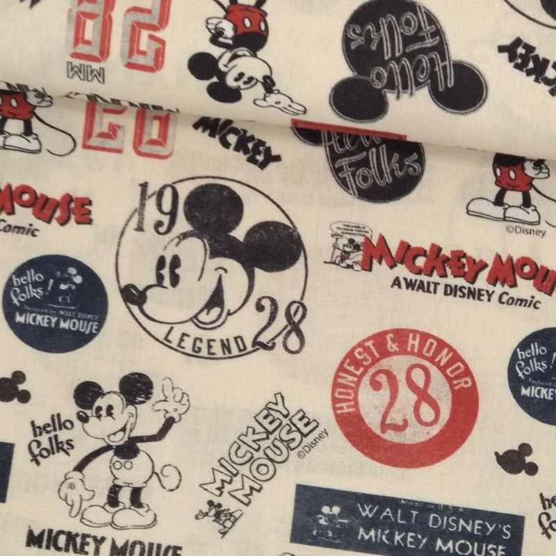 Tela de algodón Micky Mouse tubo Tela de algodón Micky Mouse tubo