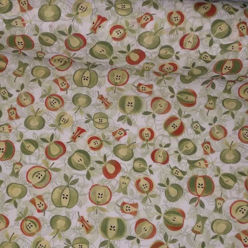 Tela de algodón de manzanas tubo Tela de algodón de manzanas tubo