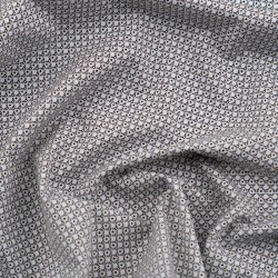 Tela de algodón formas geométricas textura