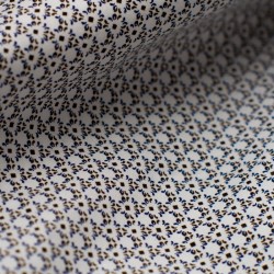 Tela de algodón formas geométricas detalle