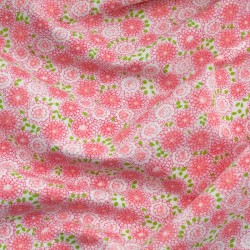 Tela de lycra flores textura