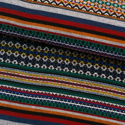 Tela de alpujarra etnica contraste lomo verde