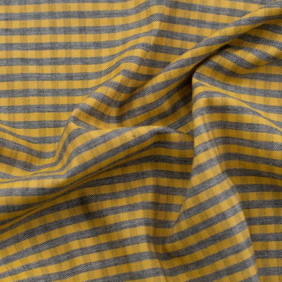 Tela de chambray vichy textura