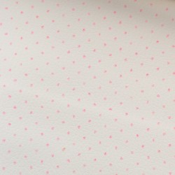 Tela de cuero sintético topos lisa rosa