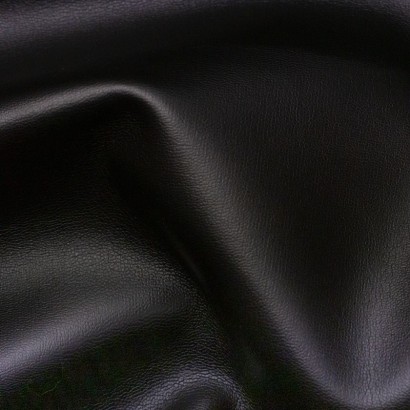 Tela de polipiel fina textura negro