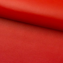 Tela de polipiel fina lomo rojo