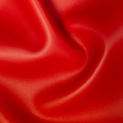 Tela de polipiel fina textura rojo