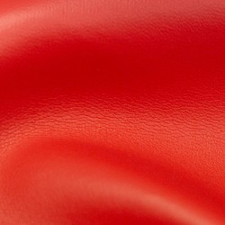 Tela de polipiel fina detalle rojo