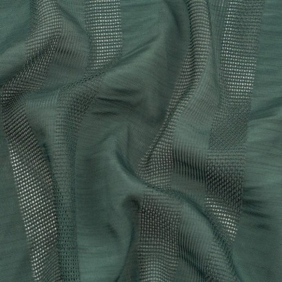 Tela de algodón rayas bordadas arrugada