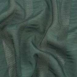 Tela de algodón rayas bordadas arrugada