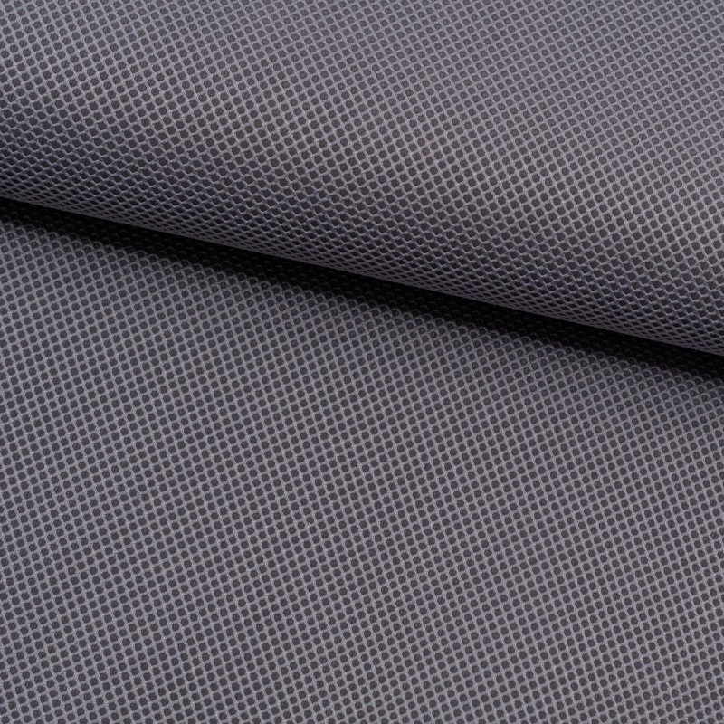 Tela de tejido 3D lomo gris