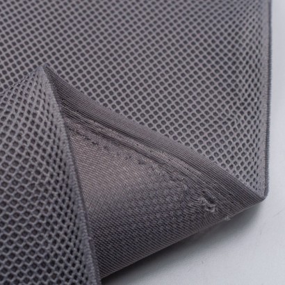 Tela de tejido 3D revés gris
